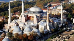 Landscapes Turkey Istanbul cities cityscapes mosques Hagia 