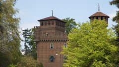Landscapes view Italy Castles italia Medieval Torino