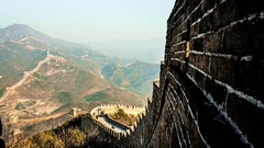 Landscapes wall Mountains China Great Wall of China chinese 