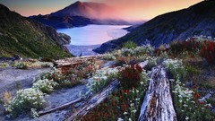 Landscapes Washington mount Spirit Lake