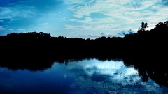 Landscapes water blue contrast reflections high contrast blue 