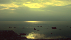 Landscapes water clouds