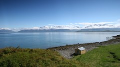 Landscapes water Mountains Norway cottage lakes fjord