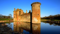 Landscapes water Scotland United Kingdom architecture castle 