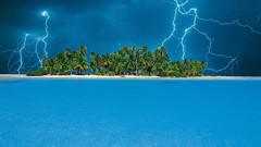 Landscapes weather Islands Oceans