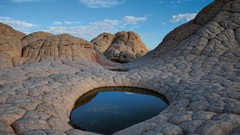 Landscapes white Earth lakes pocket miniature national 