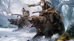 Landscapes winter snow Guns