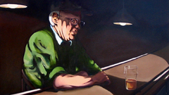 Large detail old man