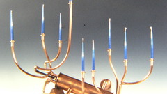 Large menorah high