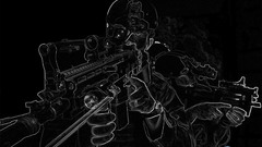 Laser ghost widescreen artwork