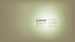 Latin Lorem ipsum minimalistic