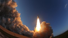 Launch NASA space shuttle Space Shuttle Discovery