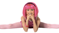 Lazytown pink hair headbands
