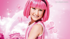 Lazytown pink hair headbands