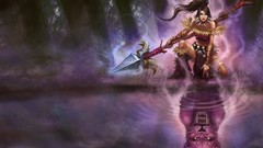 League of Legends fantasy art Nidalee