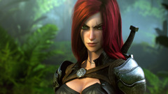 League of Legends video games fantasy girl Katarina du Couteau