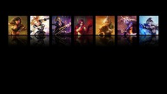 League of Legends video games riven morgana panels Soraka Sivir 