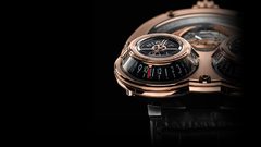 Leather close-up metal watches