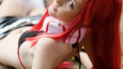 Leather shorts woman cosplay