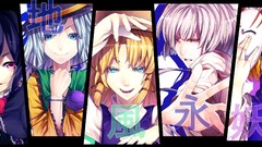 Leaves glasses dress hats grin Vampires goddess white hair red 