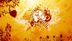 Leaves nature purple woman abstract digital art fantasy art 