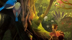 Leaves nature Trees Animals Green Birds glasses sitting skirts 