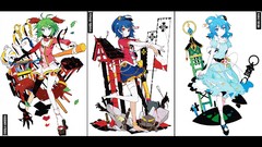 Leaves stones Stars text weapons blood dress collar white 