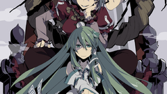 Leaves Team blue hair