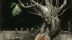 Leaves Trees artwork surreal art Santiago Caruso