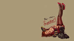 Legs boobs woman stockings