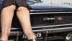 Legs woman cars ass