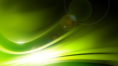 Lens flare Green abstract
