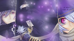 Letters Anime white hair