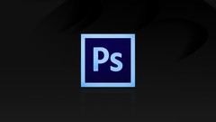 Letters Photoshop black background adobe logos