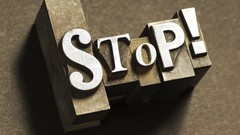 Letters Typography minimalistic stop signs simplistic