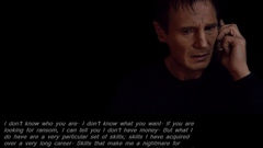Liam Neeson Taken (Movie)