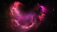 Light abstract area space station multicolor outer space 