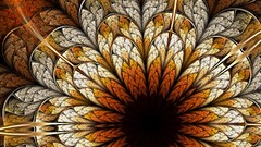 Light Fractals abstract raw digital art Fractale