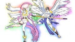 Light hope angels Simple Background Digimon angemon