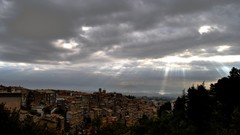 Light Italy town view skylines