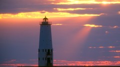 Light lake michigan