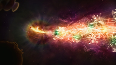 Light outer space Stars