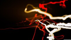 light trails light painting abstract streaks digital art lines