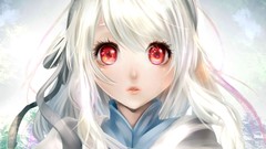 Light white hair red eyes anime girls kagerou project Kozakura 