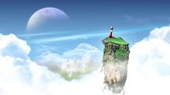 Lighthouses fantasy art digital