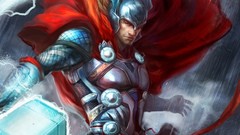 Lightning comics thor superheroes Mjolnir