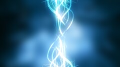 lights blue digital art shapes Digital Glowing swirls gradient