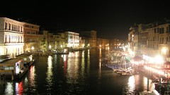 Lights Italy venice reflections nighttime 2005 canal grand 