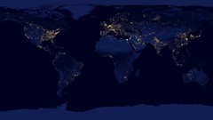 Lights Maps Earth NASA outer space night vision world map