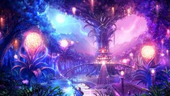Lights multicolor artwork digital art fantasy art Tera Tera 